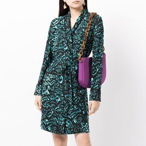 NWT Diane Von Furstenberg DVF Snake Print Wrap Dress – Night Out or Work Event